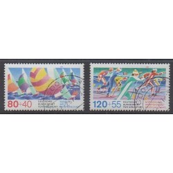 Allemagne occidentale (RFA) - 1987 - No 1142/1143 - Sports divers - Oblitérés