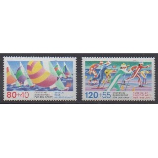 Buy this set of stamps of West Germany (FRG) of the year 1987 (Nb 1142/1143).
