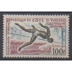 Côte d'Ivoire - 1961 - No PA21 - Sports divers