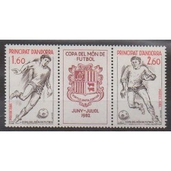 French Andorra - 1982 - Nb 302A - Soccer World Cup