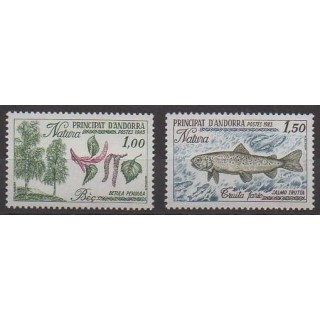 Acheter cette série de timbres d'Andorre français de l'année 1983 (No 311/312).
