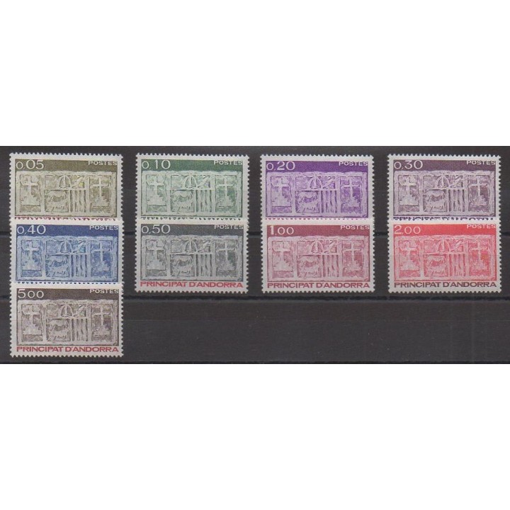 Acheter cette série de timbres d'Andorre français de l'année 1983 (No 316/324).