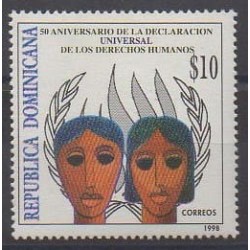 Dominican (Republic) - 1998 - Nb 1354 - Human Rights