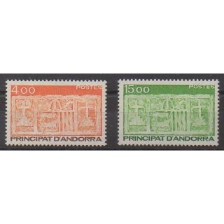 Buy this set of stamps of French Andorra of the year 1986 (Nb 346/347).