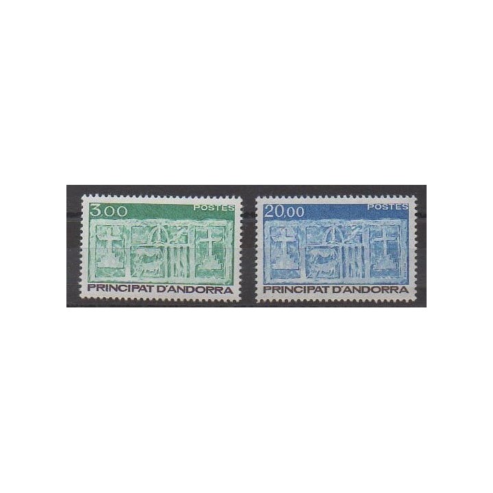 Acheter cette série de timbres d'Andorre français de l'année 1984 (No 335/336).