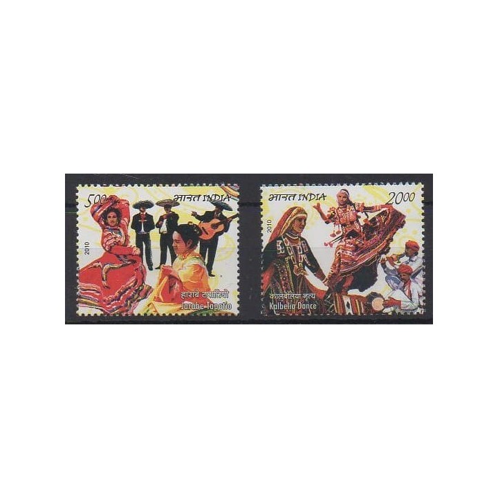 Buy this set of stamps of India of the year 2010 (Nb 2298/2299).