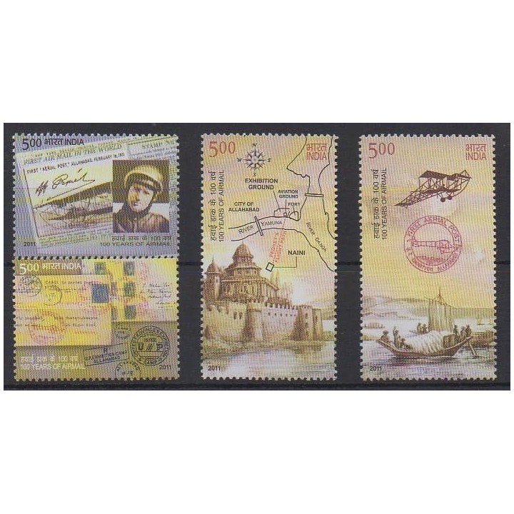 Buy this set of stamps of India of the year 2011 (Nb 2318/2321).