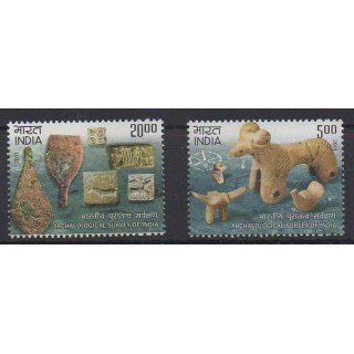 Acheter cette série de timbres d'Inde de l'année 2011 (No 2366/2367).