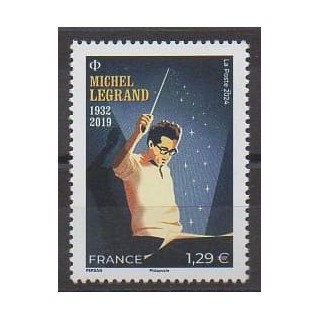 Acheter ce timbre de France de l'année 2024 (Michel Legrand).