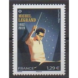 France - Poste - 2024 - Michel Legrand - Music