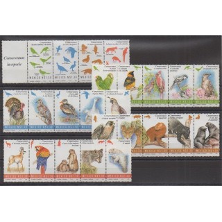 Acheter cette série de timbres du Mexique de l'année 1994 (No 1533/1556).