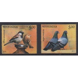Inde - 2010 - No 2260/2261 - Oiseaux