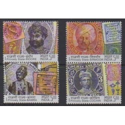 Inde - 2010 - No 2276/2279 - Histoire - Timbres sur timbres