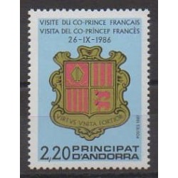 Andorre - 1987 - No 355 - Armoiries