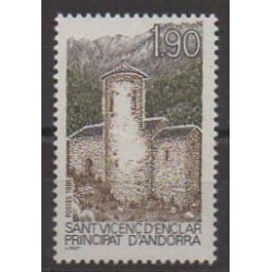French Andorra - 1986 - Nb 354 - Churches