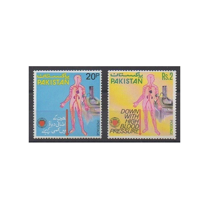 Acheter cette série de timbres duPakistan de l'année 1978 (No 443/444).
