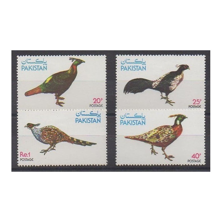 Acheter cette série de timbres duPakistan de l'année 1979 (No 478/481). - Neuf avec charnière