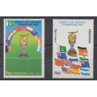 Acheter cette série de timbres duPakistan de l'année 1982 (No 550/551).