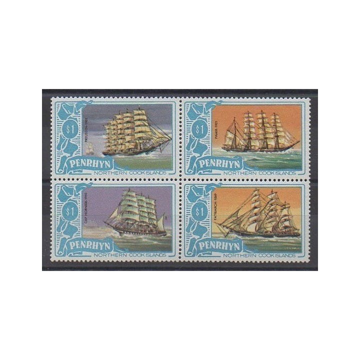 Acheter cette série de timbres de Penrhyn de l'année 1981 (No 175/178).