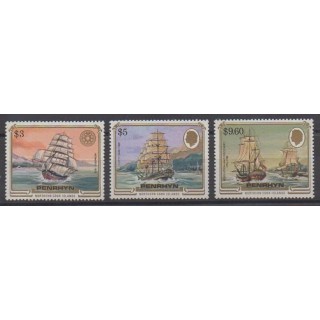 Acheter cette série de timbres de Penrhyn de l'année 1984 (No 290/292).