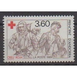 French Andorra - 1989 - Nb 380 - Health or Red cross
