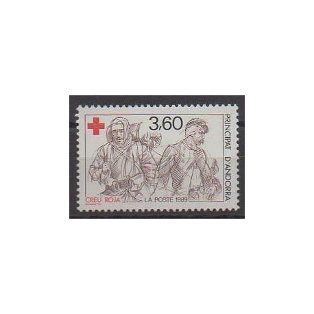 French Andorra - 1989 - Nb 380 - Health or Red cross