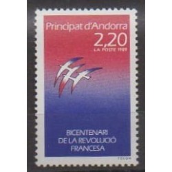 French Andorra - 1989 - Nb 376 - French Revolution