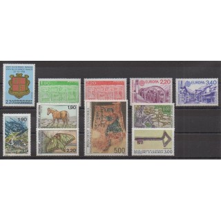 Buy the stamps of French Andorra of the year 1987 (Nb 355/365).