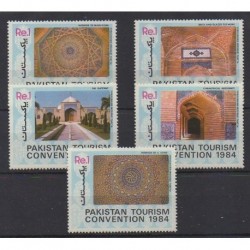 Pakistan - 1984 - Nb 618/622 - Monuments
