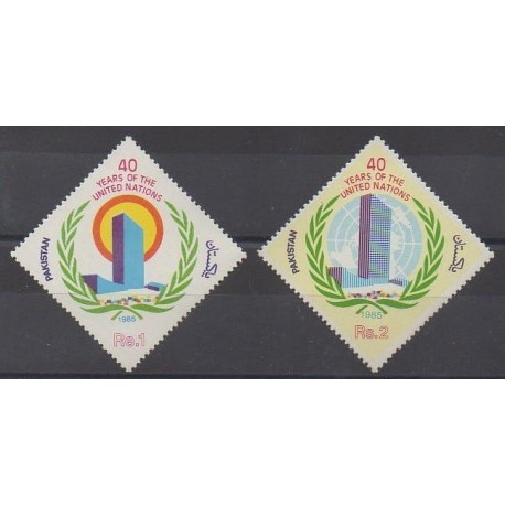Pakistan - 1985 - Nb 643/644 - United Nations