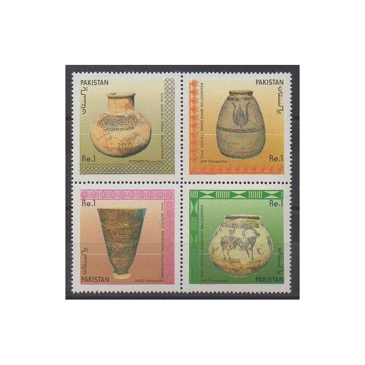 Buy this set of stamps of Pakistan of the year 1989 (Nb 731/734).