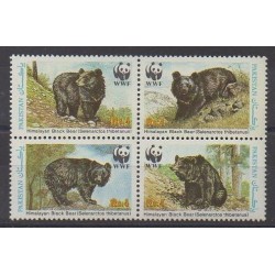Pakistan - 1989 - Nb 743A/743D - Mamals - Endangered species - WWF