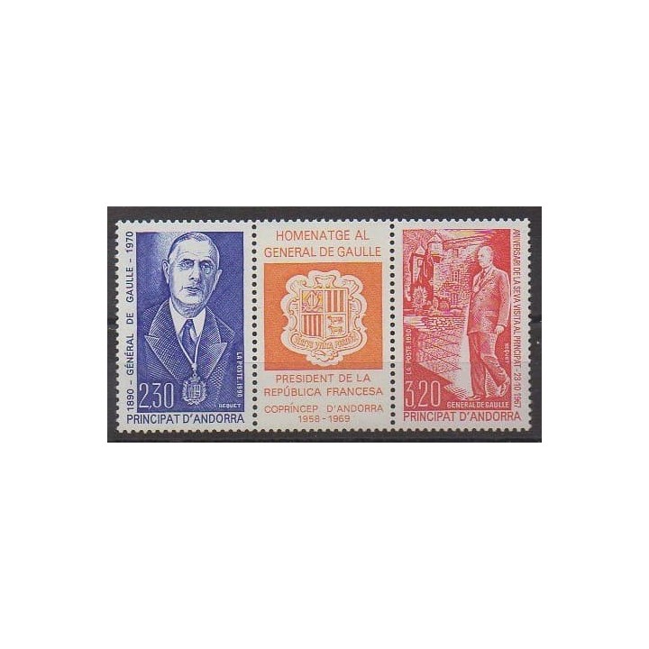Buy this stamp of French Andorra of the year 1990 (Nb 399A).