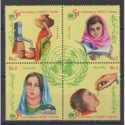 Pakistan - 1998 - Nb 987/990 - Childhood
