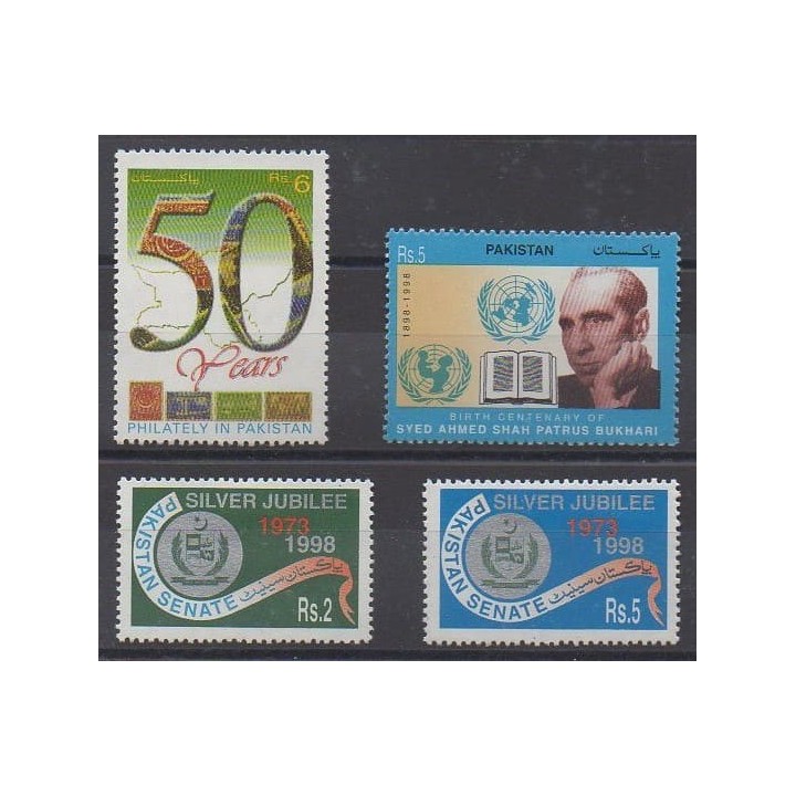 Acheter cette série de timbres duPakistan de l'année 1998 (No 970/973).