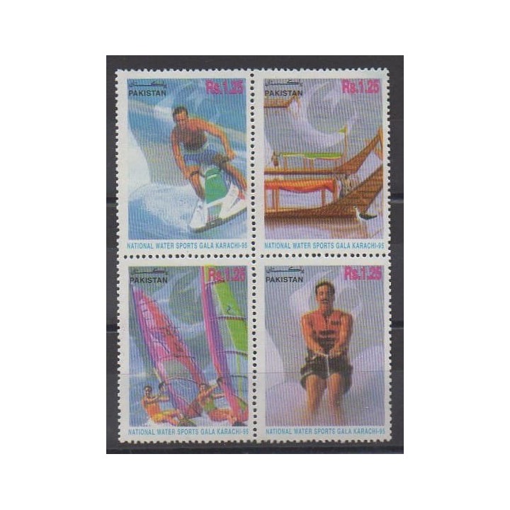 Buy this set of stamps of Pakistan of the year 1995 (Nb 915/918).