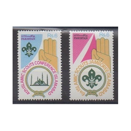 Pakistan - 1991 - Nb 792H/792J - Scouts