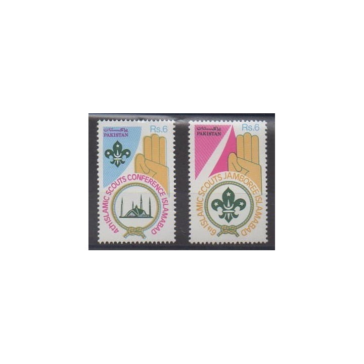 Acheter cette série de timbres duPakistan de l'année 1991 (No 792H/792J).