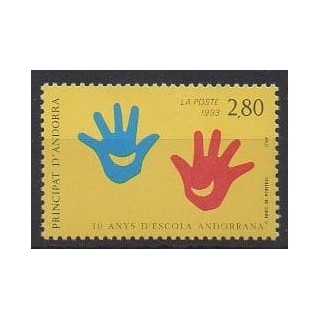 Buy this stamp of French Andorra of the year 1993 (Nb 438).