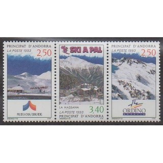 Acheter ce timbre d'Andorre français de l'année 1993 (No 429A).