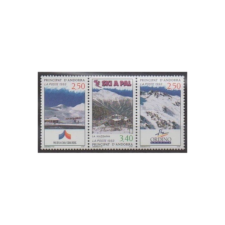 Acheter ce timbre d'Andorre français de l'année 1993 (No 429A).