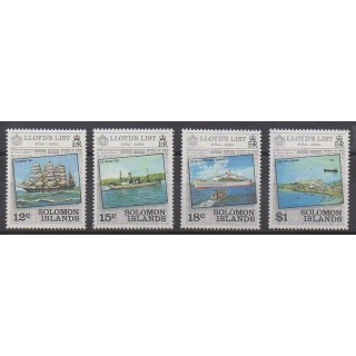 Acheter cette série de timbres des îles Salomon de l'année 1984 (No 510/513).