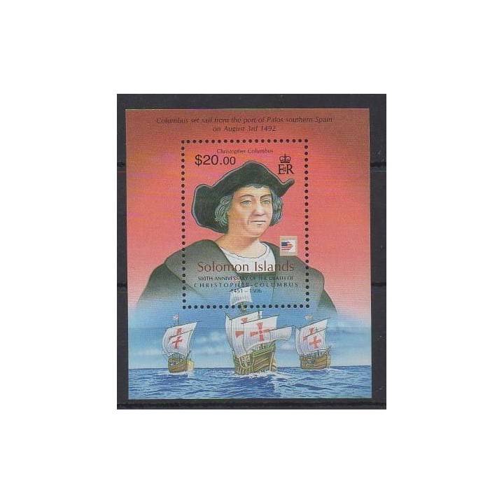 Acheter ce bloc-feuillet des îles Salomon de l'année 2006 (No BF79).