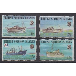 Solomon (Islands) - 1975 - Nb 266/269 - Boats