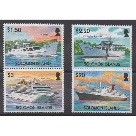Solomon (Islands) - 2004 - Nb 1039/1042 - Boats