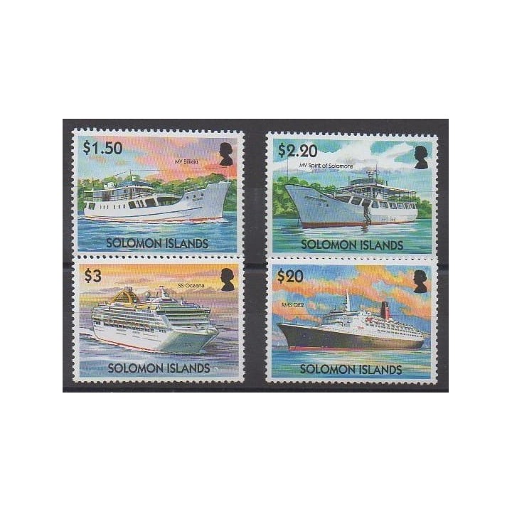 Acheter cette série de timbres des îles Salomon de l'année 2004 (No 1039/1042).
