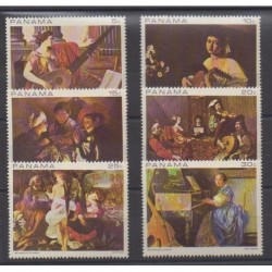Panama - 1968 - No 486/491 - Musique - Peinture