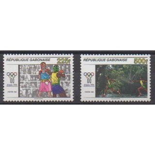 Buy this set of stamps of Gabon of the year 1996 (Nb 872/873).
