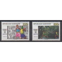 Gabon - 1996 - No 872/873 - Jeux Olympiques d'été