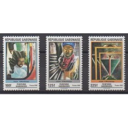 Gabon - 1996 - No 874/876 - Peinture
